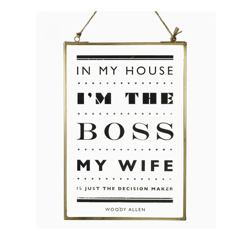 Dekoracja zawieszana The Boss Bonami Oferta limitowana