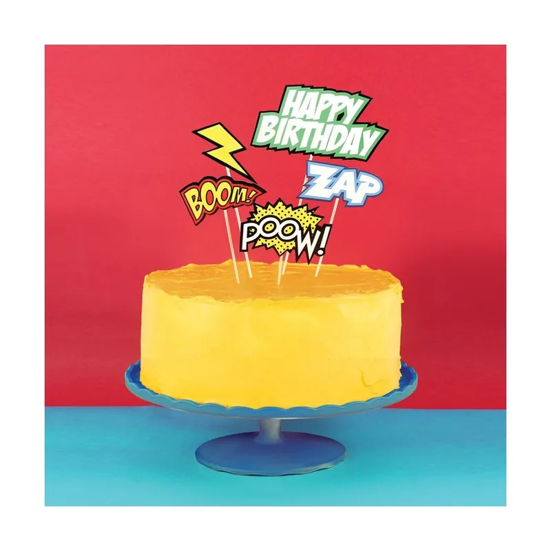 Zestaw ozdób na tort Comic Bonami Wybór klientów