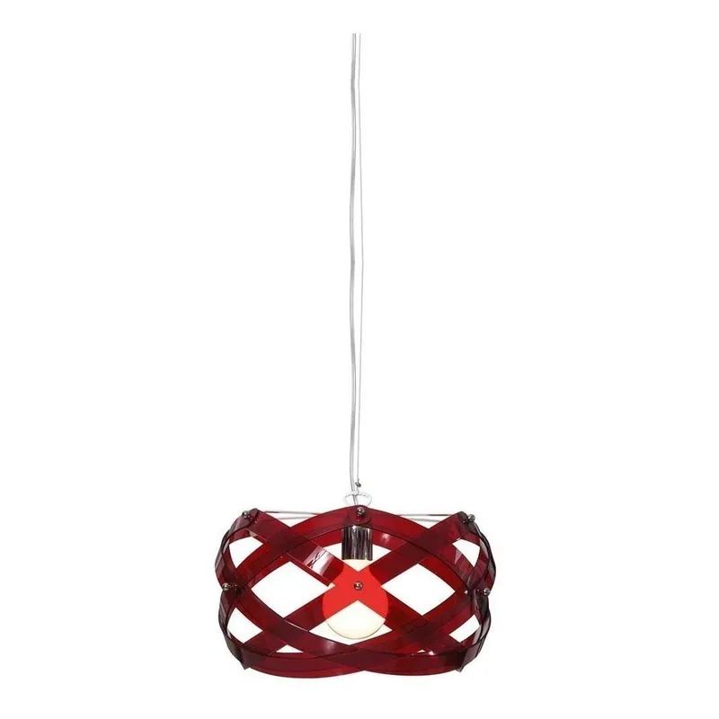 Lampa wisząca Nuclea Emporium 40 cm, czerwona Bonami Ostatnia szansa