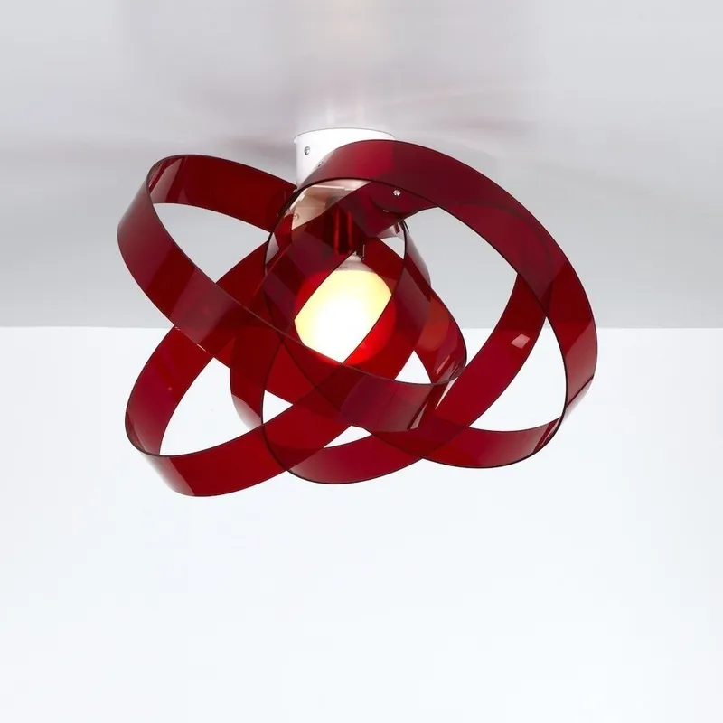 Lampa sufitowa Nuvola Emporium, czerwona Bonami Zniżka