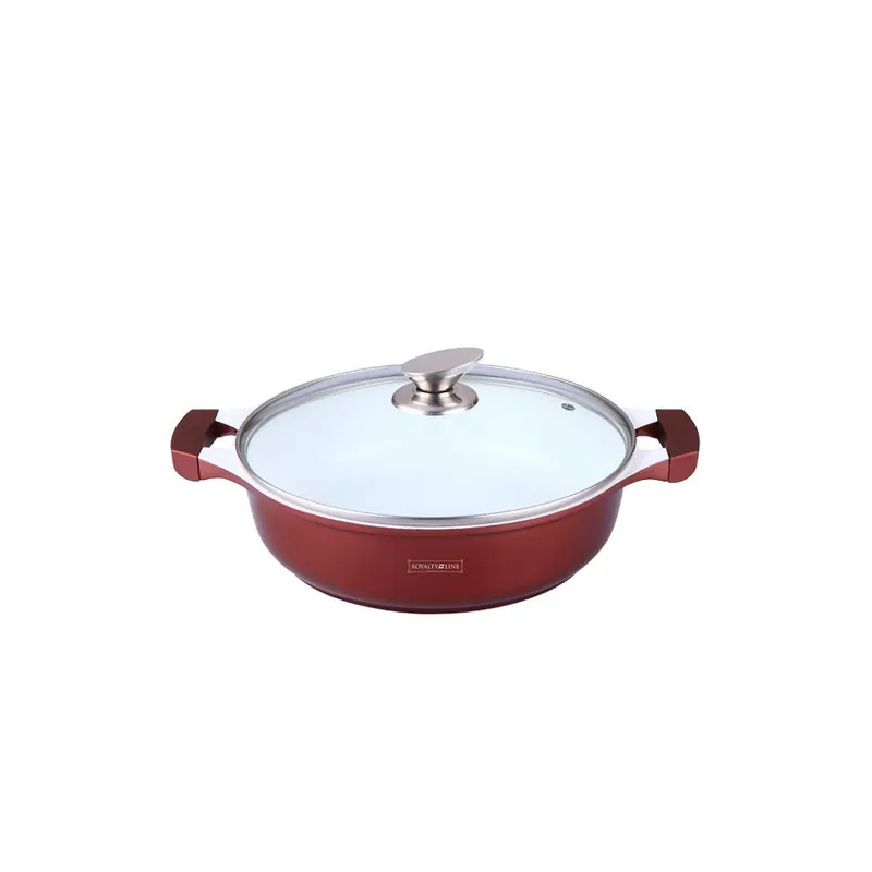 Garnek Casserole 30 cm, bordowy Bonami Oferta