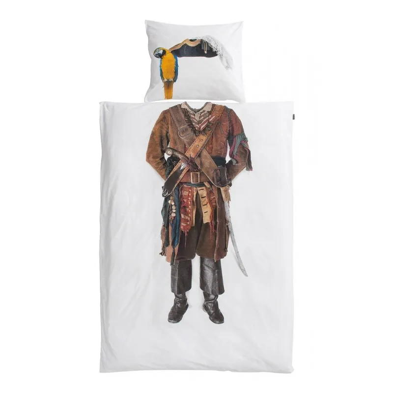 Bawełniana pościel jednoosobowa Snurk Pirate 140x200 cm Bonami Bestseller