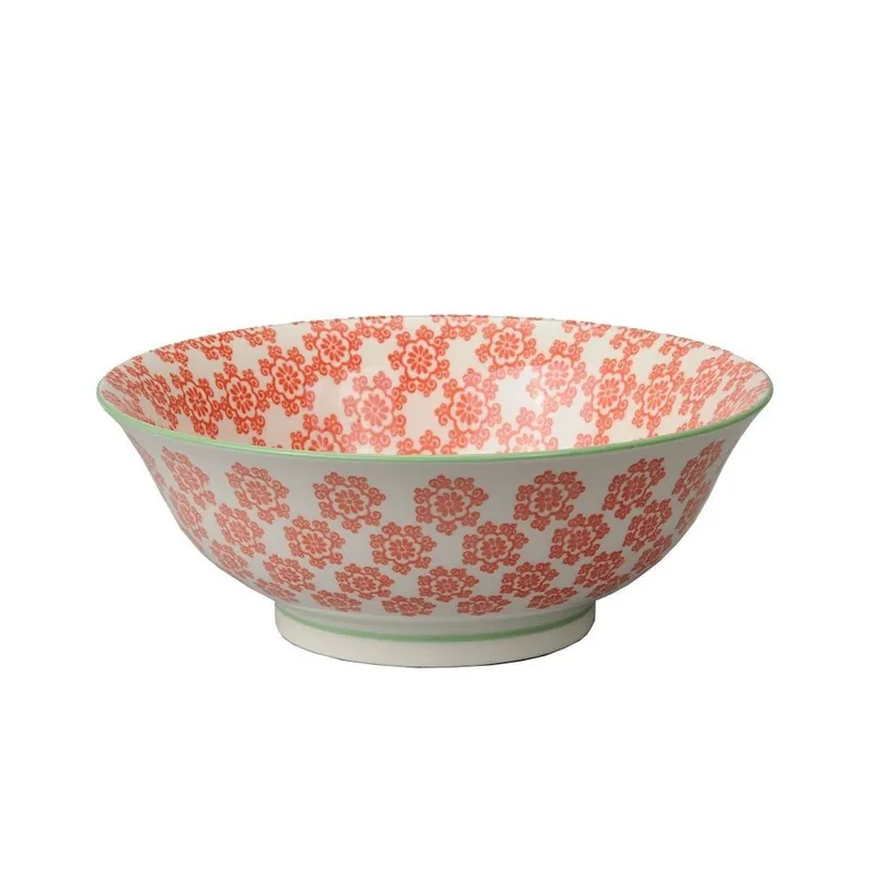 Wyprzedaż Porcelanowa miska Soba Colored Red, 21x7,8 cm Bonami