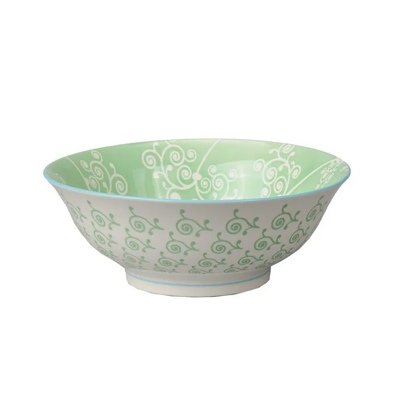 Porcelanowa miska Soba Orient Green, 21x7,8 cm Bonami Najlepsza cena
