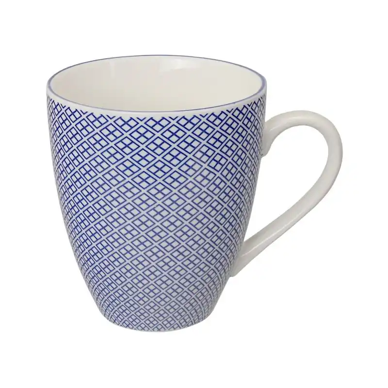 Ostatnia szansa Porcelanowy kubek Nippon Blue Squares Bonami