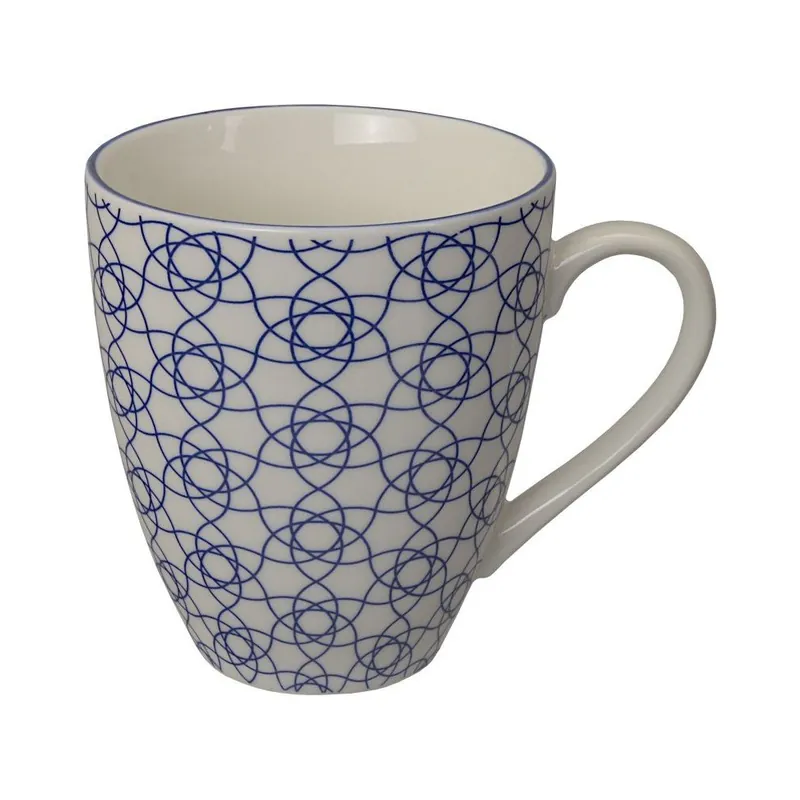 Porcelanowy kubek Nippon Blue Stripe Bonami Super okazja