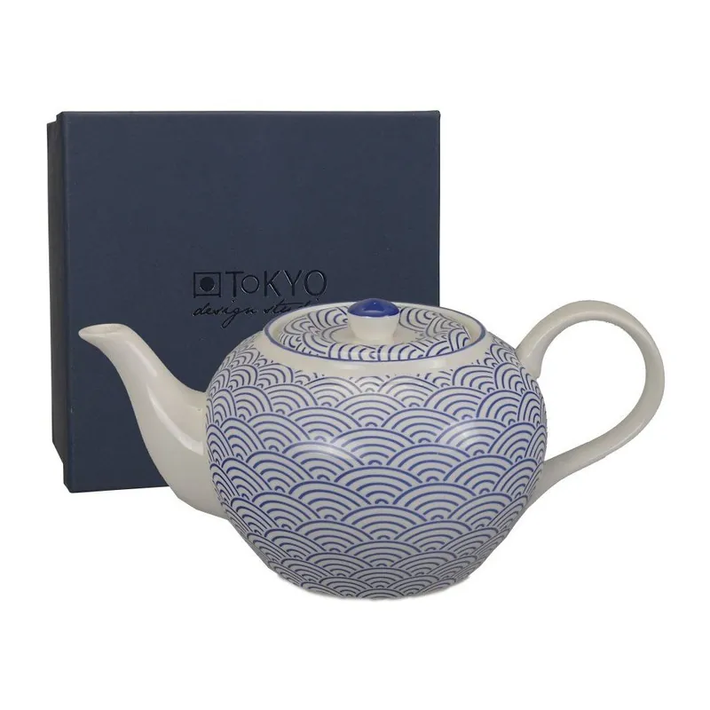 Porcelanowy dzbanek Nippon Blue Wave, 1 l Bonami Szybka dostawa