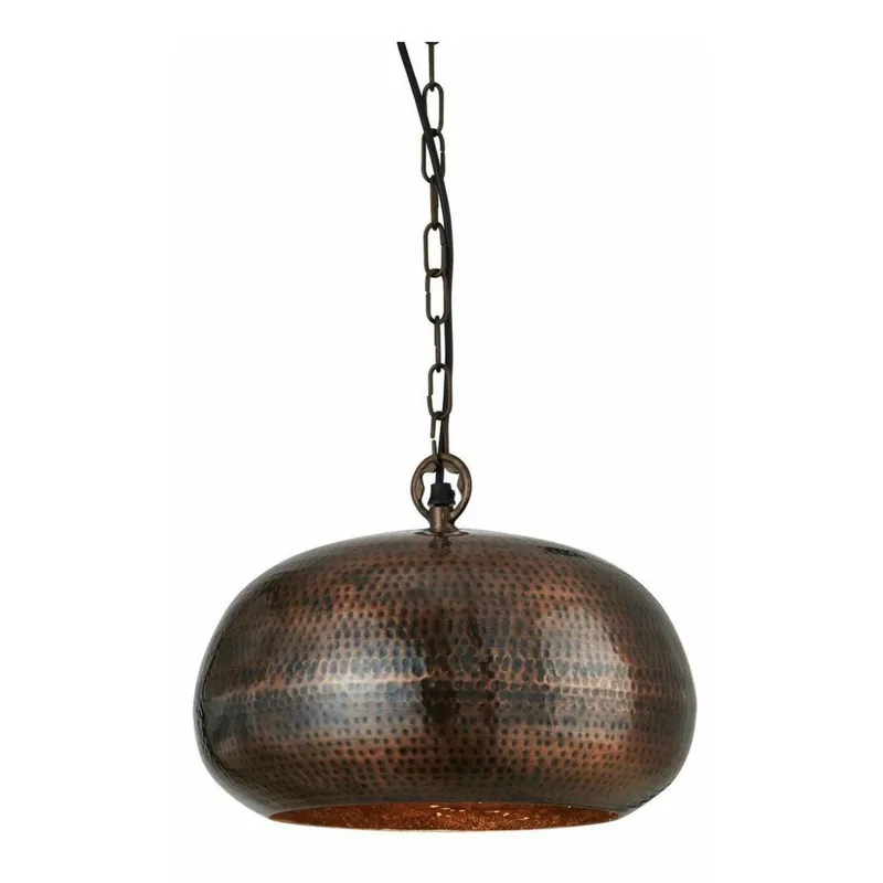 Promocja Lampa wisząca Antique Bronze, w kolorze brązu Bonami