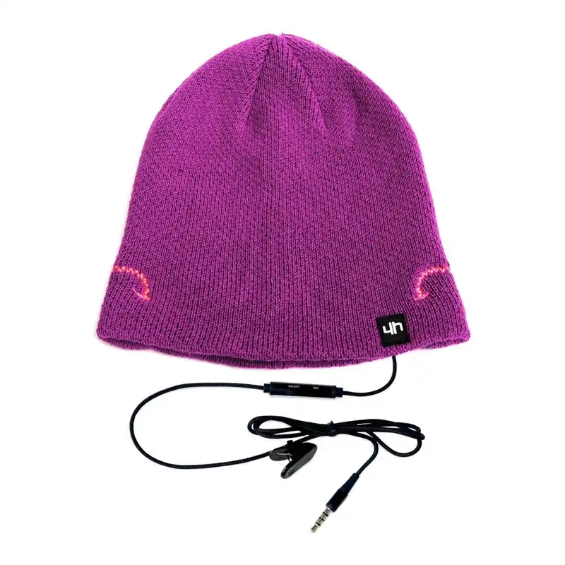 Czapka ze słuchawkami Hi-Head, fioletowa Bonami Oferta