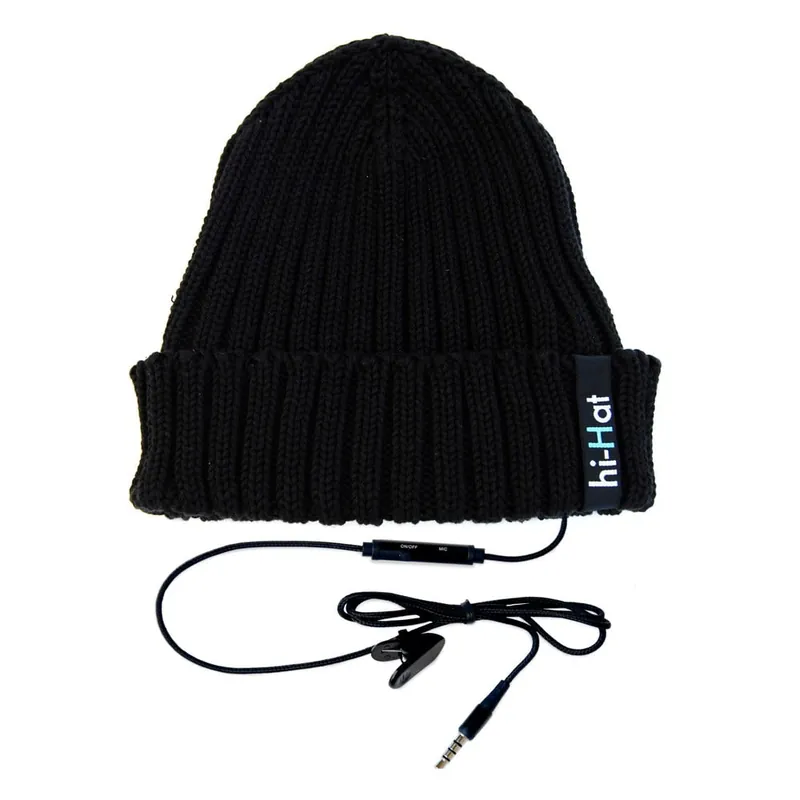 Czapka Hi-Hat ze słuchawkami, czarna Bonami Oferta limitowana