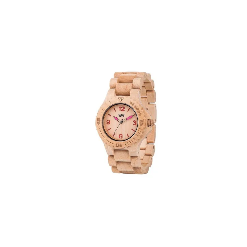 Drewniany zegarek Kale Beige and Pink Bonami Cena promocyjna