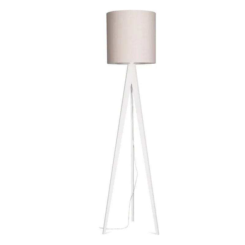 Lampa stojąca Artist Grey Linnen/White, 125x33 cm Bonami Bezpieczna płatność