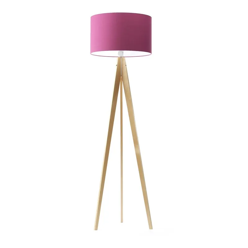 Do wyczerpania zapasów Lampa stojąca Artist Lilac/Birch, 125x42 cm Bonami