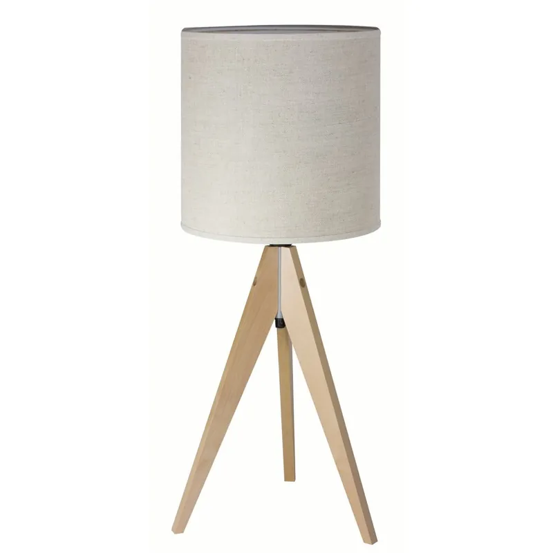 Hit cenowy Lampa stołowa Artist Grey Linnen/Birch, 40x25 cm Bonami