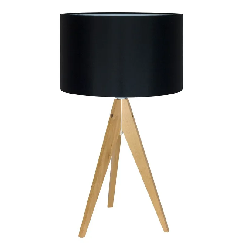 Dostępne od ręki Lampa stołowa Artist Black/Birch, 40x33 cm Bonami