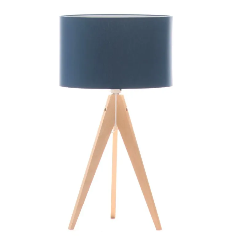 Super okazja Lampa stołowa Artist Dark Blue/Birch, 40x33 cm Bonami