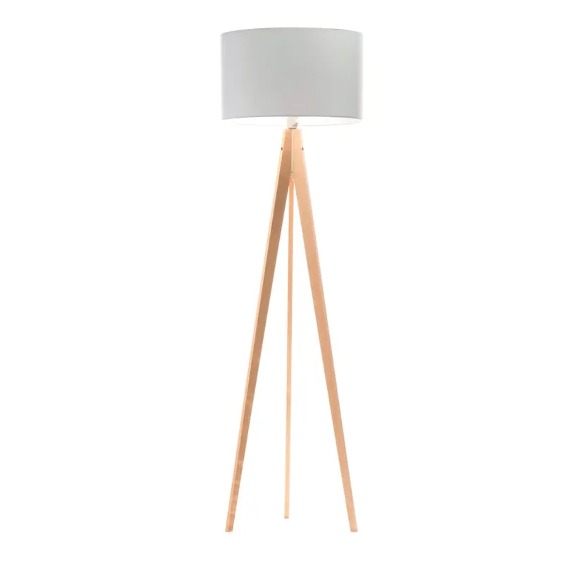 Lampa stojąca Artist Baby Blue/Birch, 150x42 cm Bonami Oferta czasowa