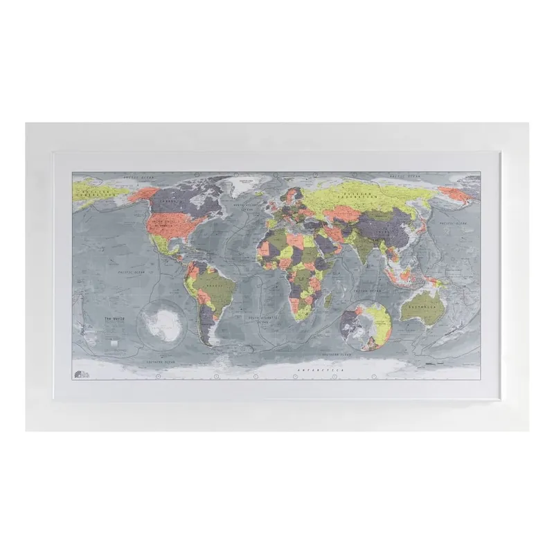 Mapa świata The Future Mapping Company Classic World Map, 130x72 cm Bonami Sprawdź teraz