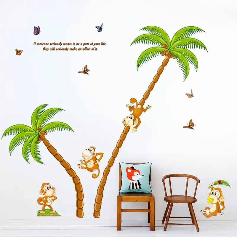 Naklejka ścienna Monkey Island, 60x90 cm Bonami Bezpieczna płatność