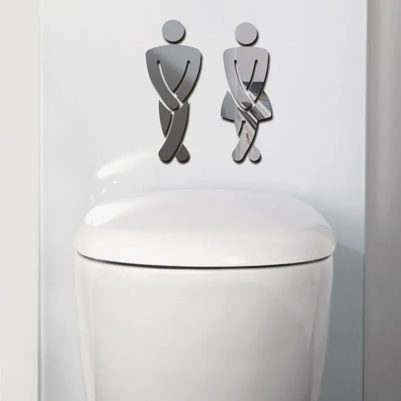Tani Lustro dekoracyjne Toilet Bonami