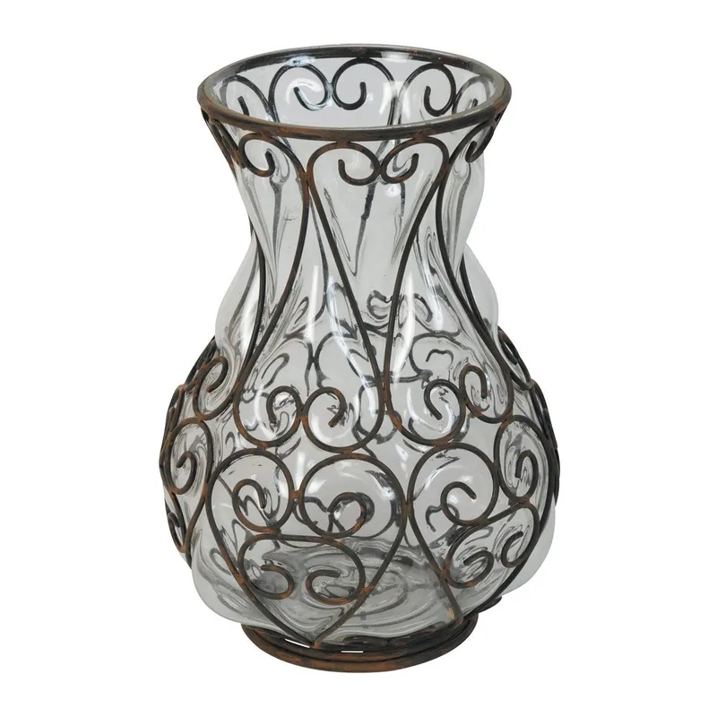 Bezpieczne zakupy Wazon Antic Line Verre, wys. 27 cm Bonami