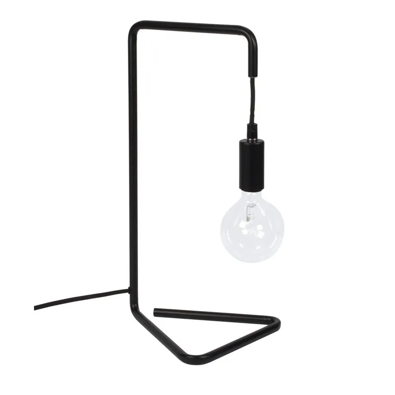Dostępne od ręki Lampa stołowa Bureau, czarna Bonami