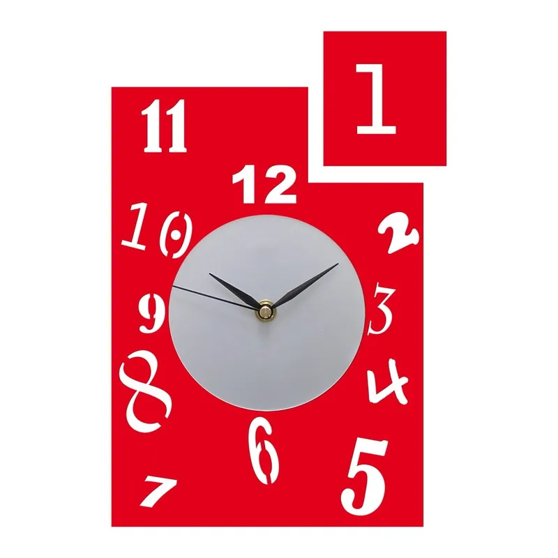 Hit sprzedaży Zegar Horloge, czerwony Bonami
