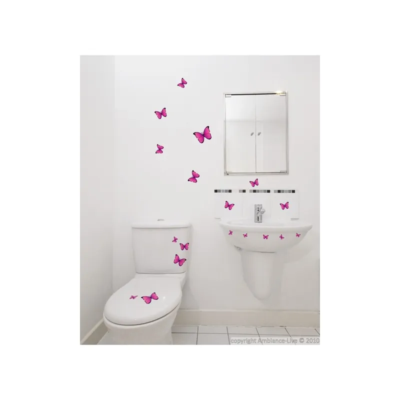 Tylko do końca tygodnia Naklejka Fanastick Pink Buttlerflies Bonami