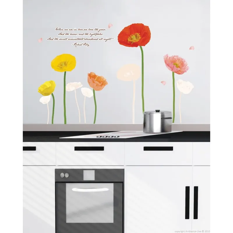 Nowy Naklejka Fanastick Poppies Flowers Bonami