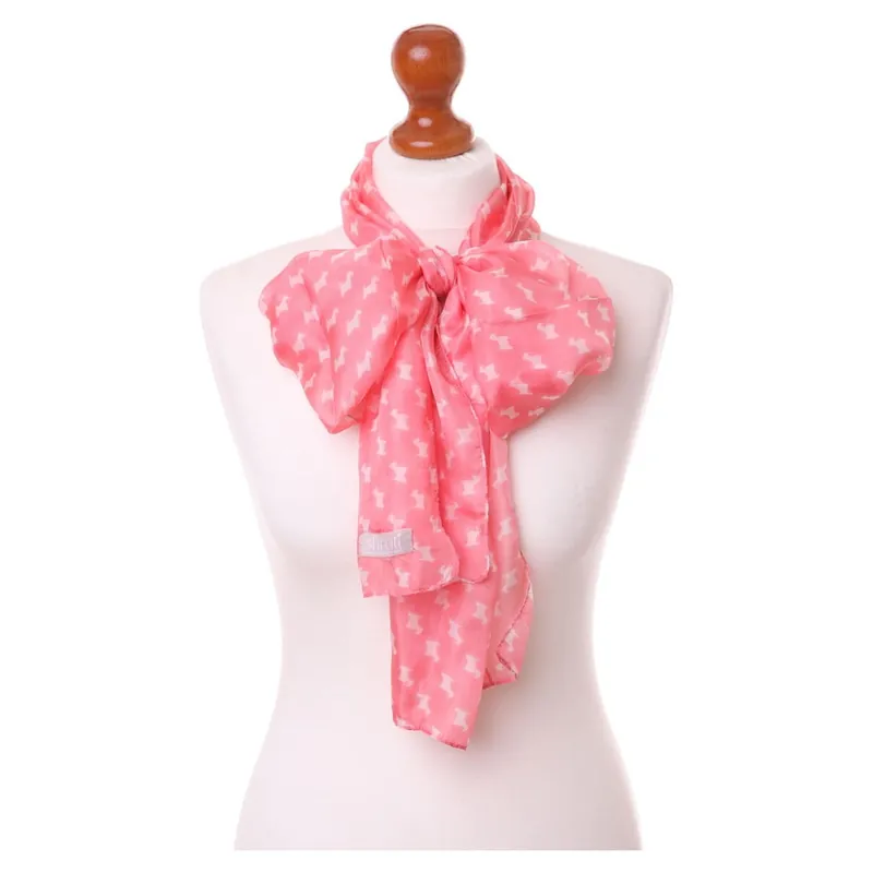 Do wyczerpania zapasów Szalik Pastel Scottie Hot Pink, 180x32 cm Bonami