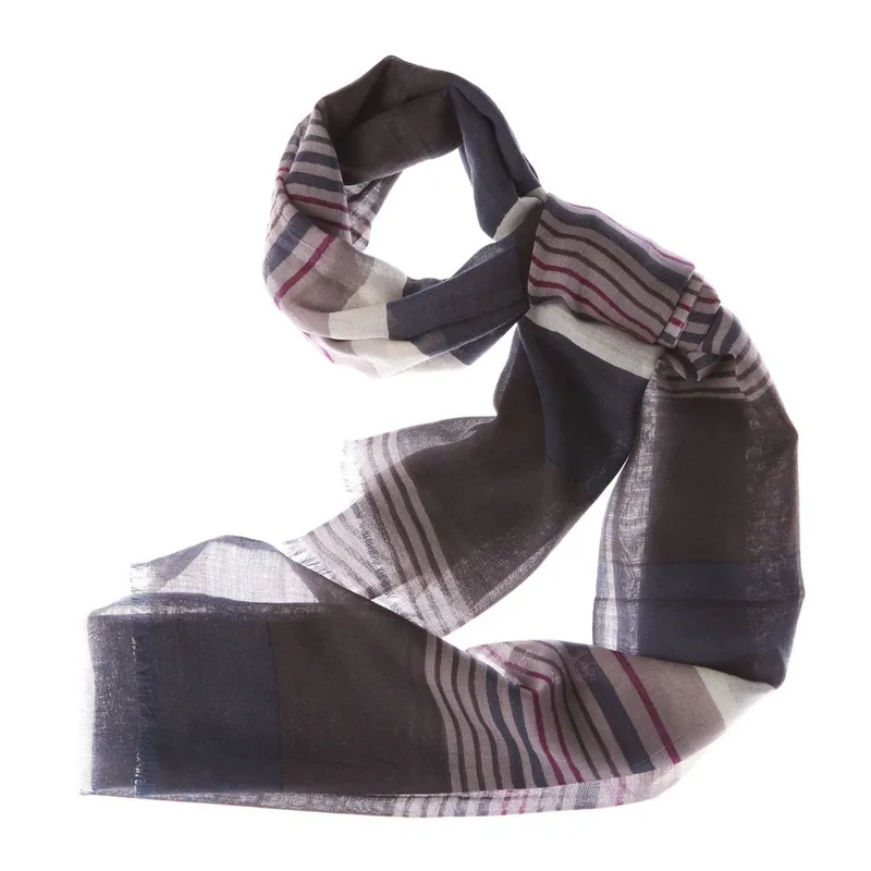 Sprawdź teraz Szalik Bold Stripe Dark, 180x70 cm Bonami