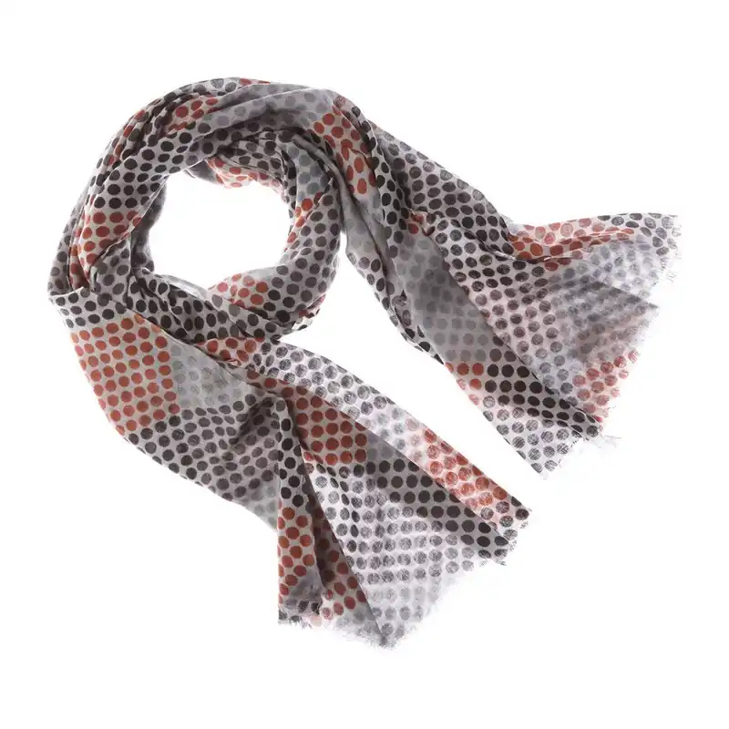 Bezpieczna płatność Szalik Block Dot Orange, 180x70 cm Bonami
