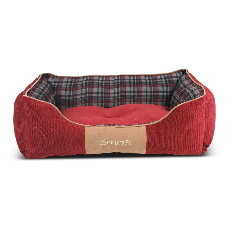 Bezpieczna płatność Legowisko dla psa Highland Bed 75x60 cm, czerwone Bonami