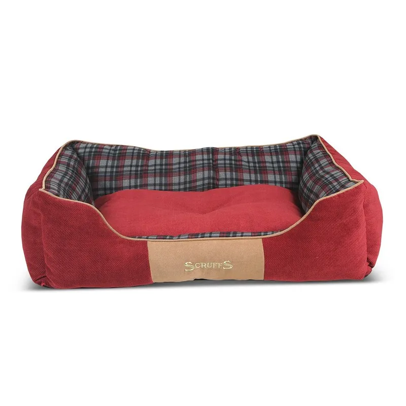 Bezpieczna płatność Legowisko dla psa Highland Bed 90x70 cm, czerwone Bonami