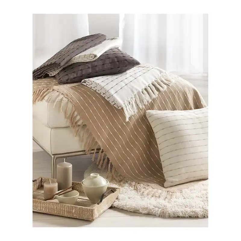 Oferta czasowa Koc Natural Ecru, 180x220 cm Bonami