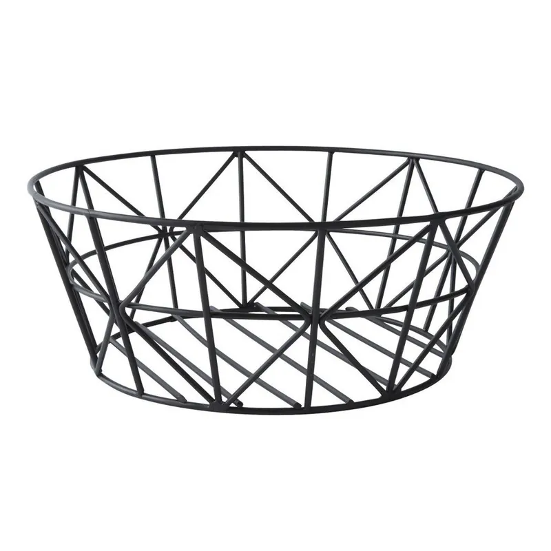 Koszyk dekoracyjny Metal Black, 28,5x11 cm Bonami Bezpieczna płatność