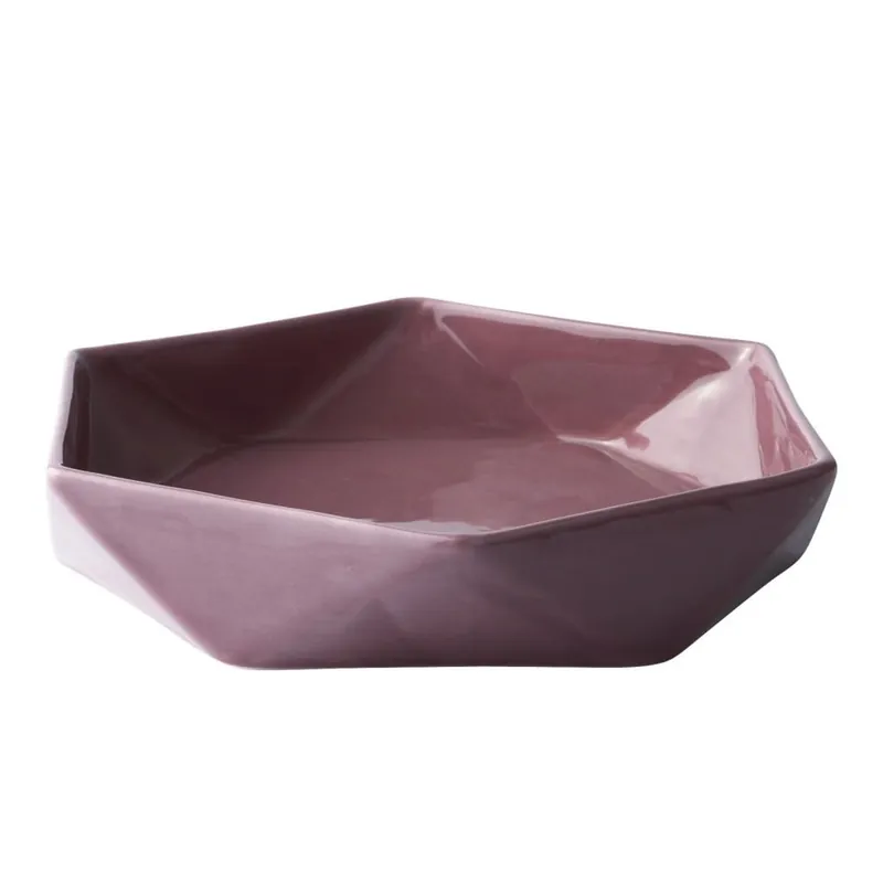 Hit sprzedaży Dekoracyjna taca na świeczki Geometric Plum Bonami