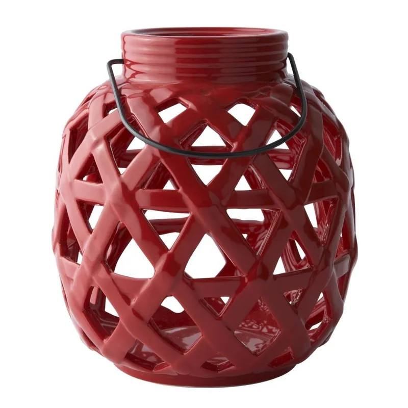 Tylko dziś Lampion Red Hurricane, 16x18 cm Bonami
