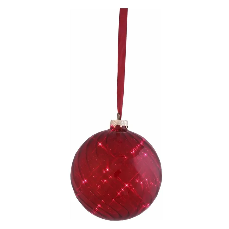 Sprawdź teraz Świecąca bombka Turned Red, 12 cm Bonami