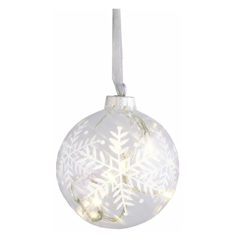 Świecąca bombka Snow, 10 cm Bonami Oferta czasowa