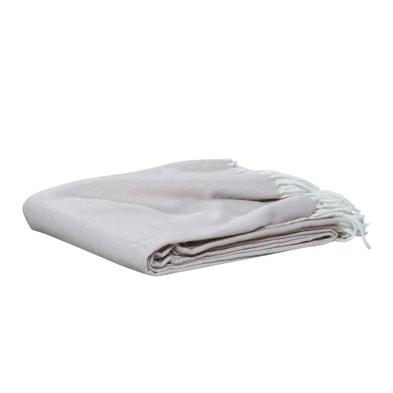 Koc Nova Throw Flax, 120x175 cm Bonami Zniżka