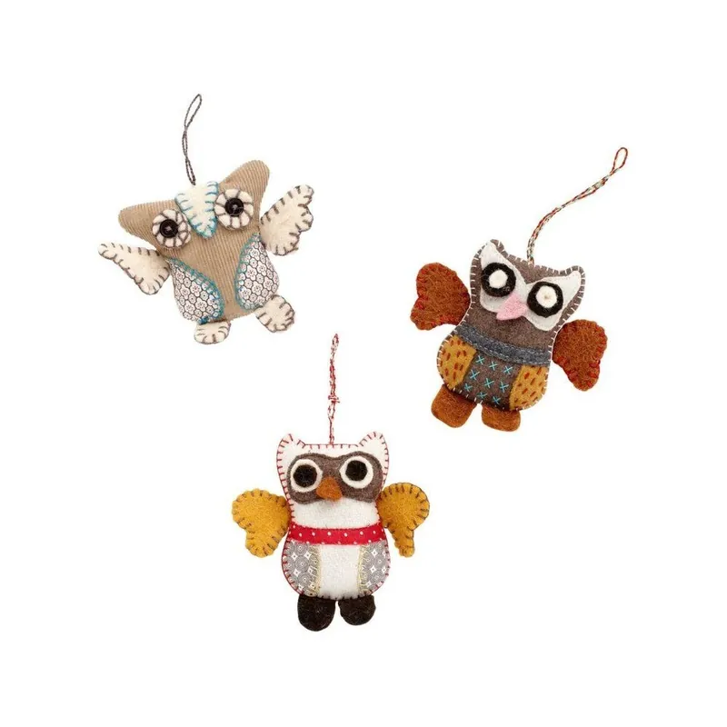 Zestaw ozdób Mini Owls, 3 szt. Bonami Cena promocyjna
