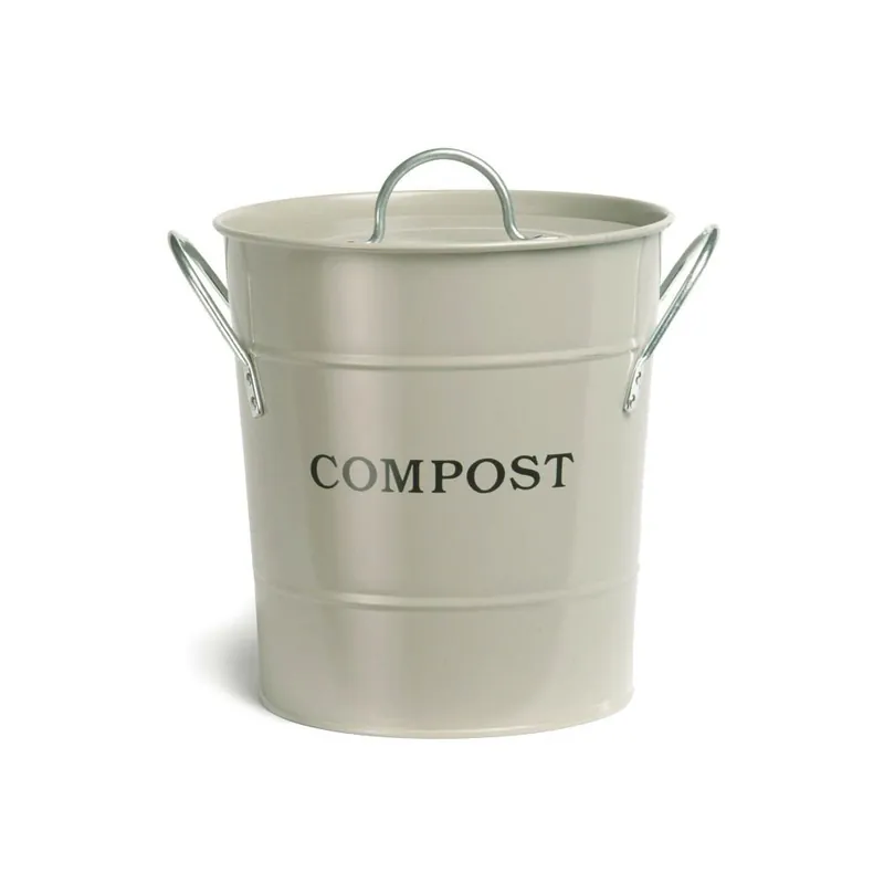 Popularny Kremowy kompostownik z pokrywką Garden Trading Compost, 3,5 l Bonami