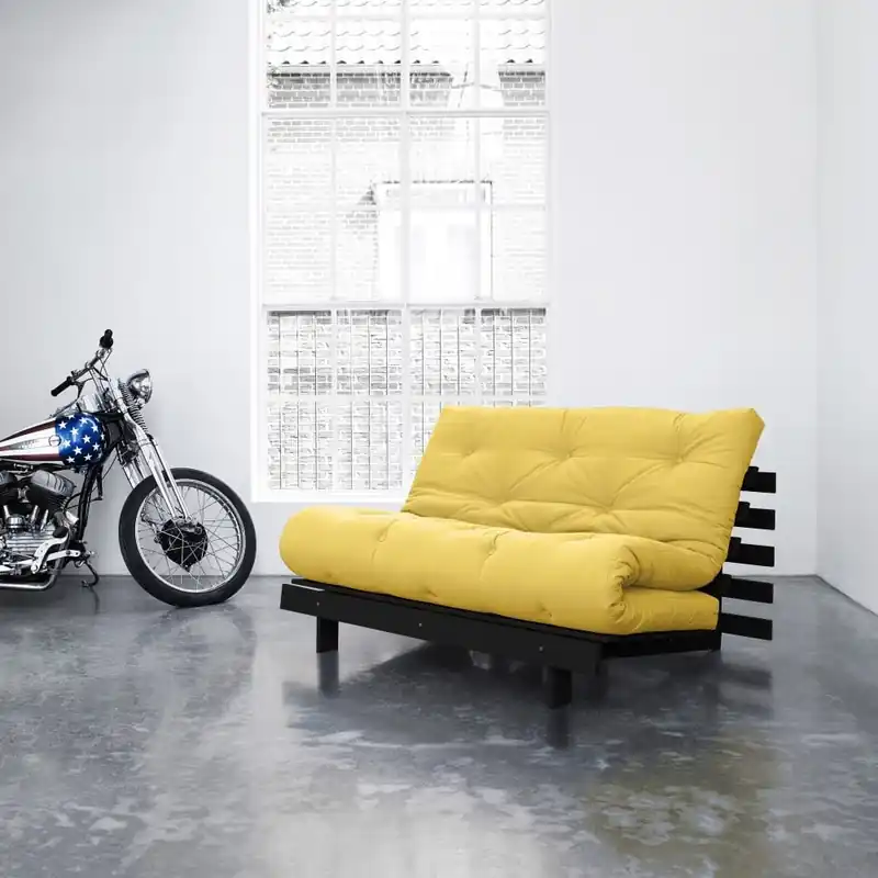 Sofa rozkładana Karup Roots Wenge/Amarillo Bonami Zniżka