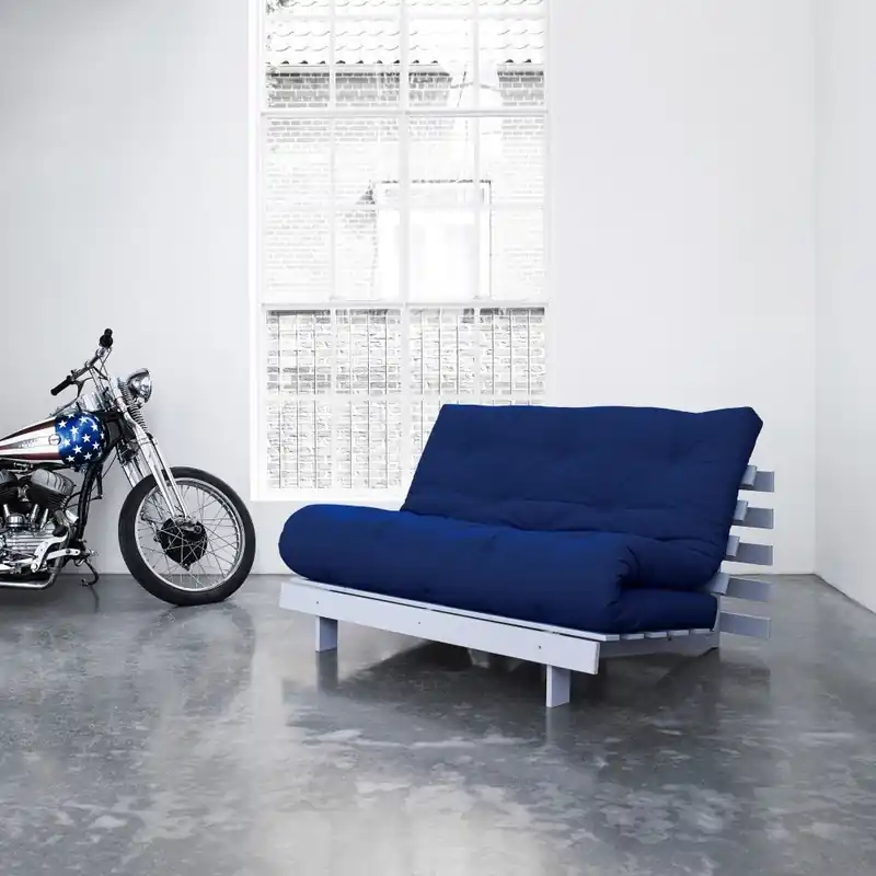 Sofa rozkładana Karup Roots Cool Gray/Royal Bonami Zniżka