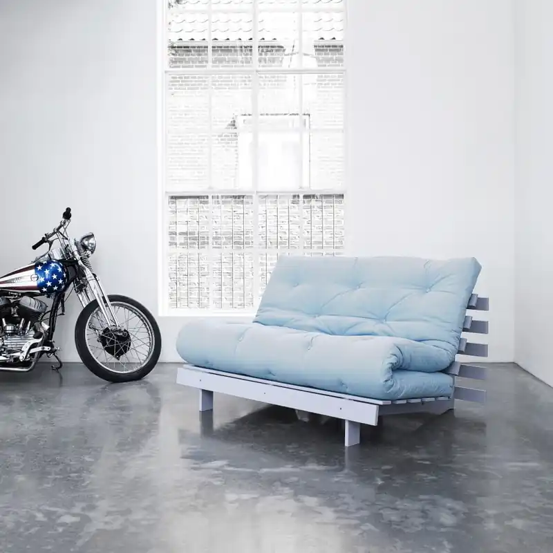 Sofa rozkładana Karup Roots Cool Gray/Celeste Bonami Taniej
