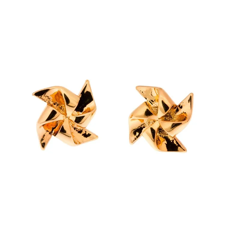 Oferta limitowana Kolczyki Gold Pinwheel Bonami