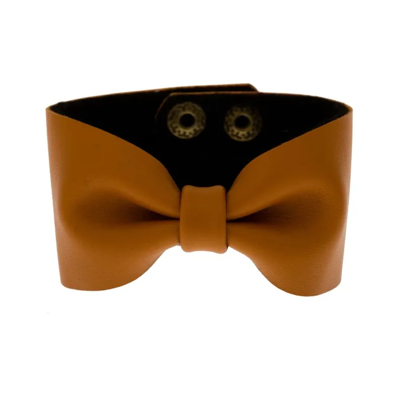 Tylko dziś Bransoletka Leather Bow Mocha Bonami