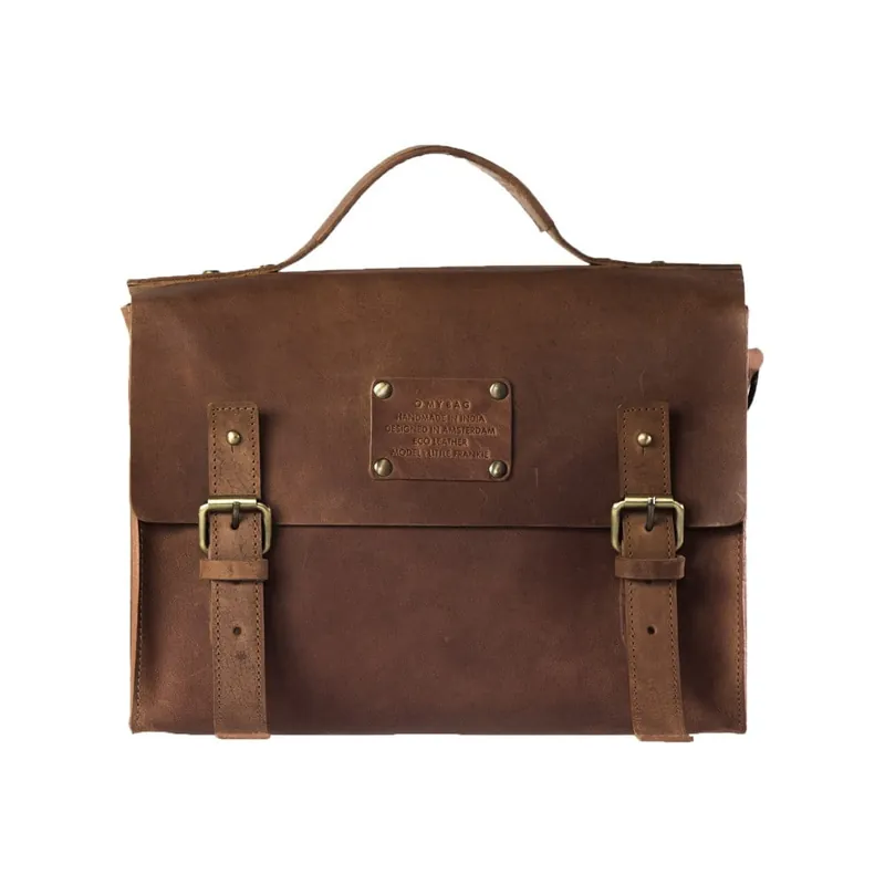 Brązowa skórzana aktówka vintage O My Bag Little Frankie Bonami Hit sprzedaży