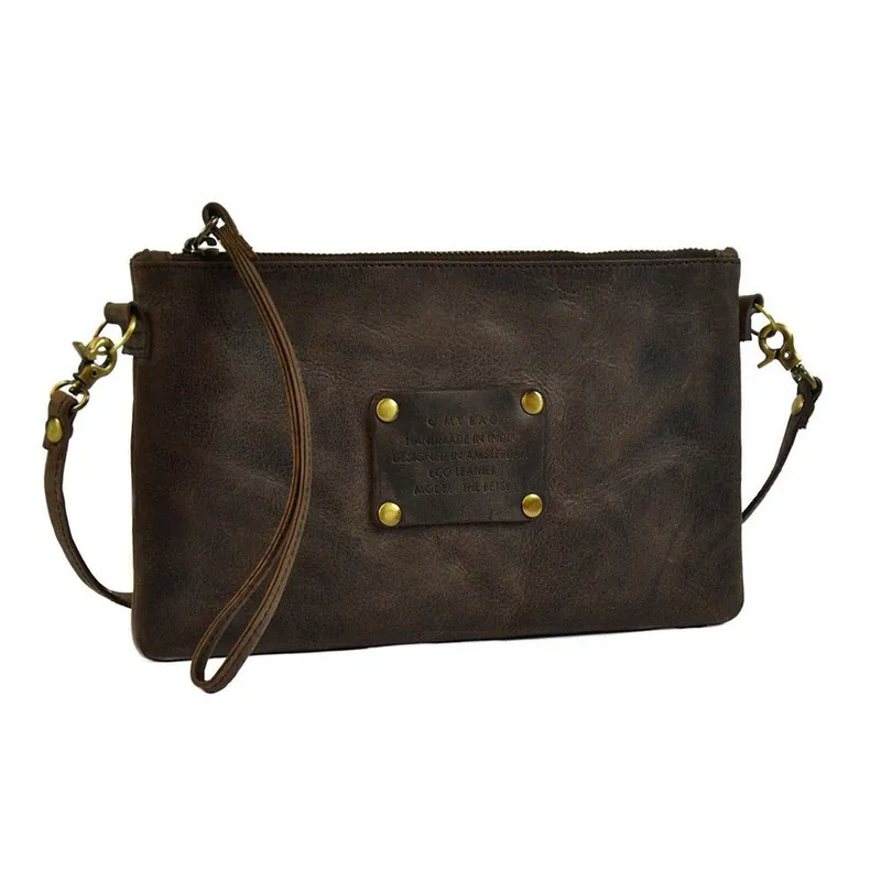 Darmowy zwrot Ciemnobrązowa torebka skórzana O My Bag The Betsy Bonami